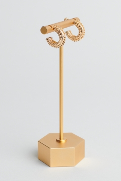 womens gold small open hoop earrings